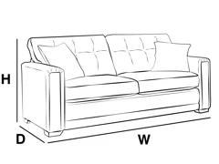 3 SEATER SOFABED - REGAL