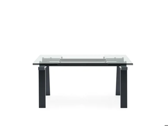 LEVANTE TABLE/CLEAR/MATT GREY/GRAPHITE